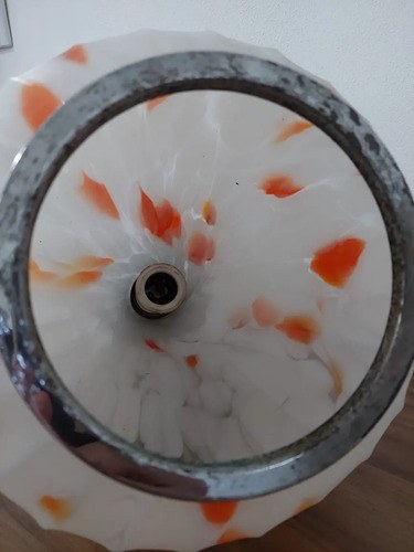 Lámpara Colgante Diseño Vidrio 45 Cm Consultar Stock Naranja - 6