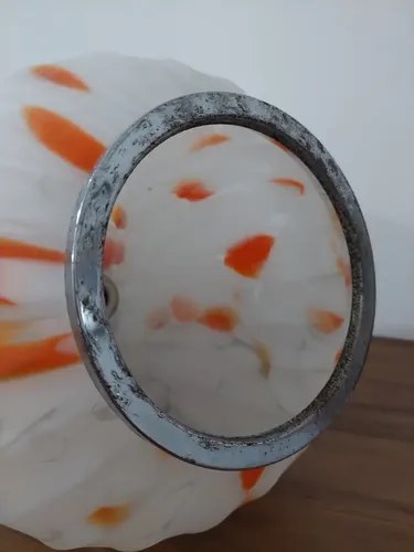 Lámpara Colgante Diseño Vidrio 45 Cm Consultar Stock Naranja - 7