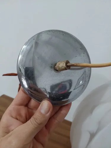 Lámpara Colgante Diseño Vidrio 45 Cm Consultar Stock Naranja - 8