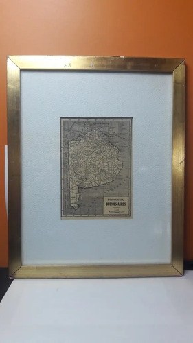 Mapa Enmarcado Buenos Aires 1934 Enmarcado Consultar Stock