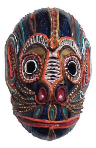 Mascara Madera Quetzalcóatl, Cultura Maya Consultar Stock
