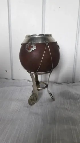 Mate Metal Con Base Firmado Paladino Consultar Stock - 2