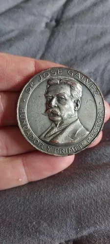 Medalla Plateada Jose Galvez Universidad Santa Fe 1915
