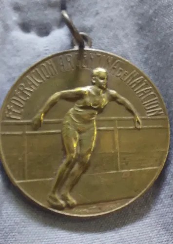 Medalla Campeonato Nac Natación 1926 Consultar Stock