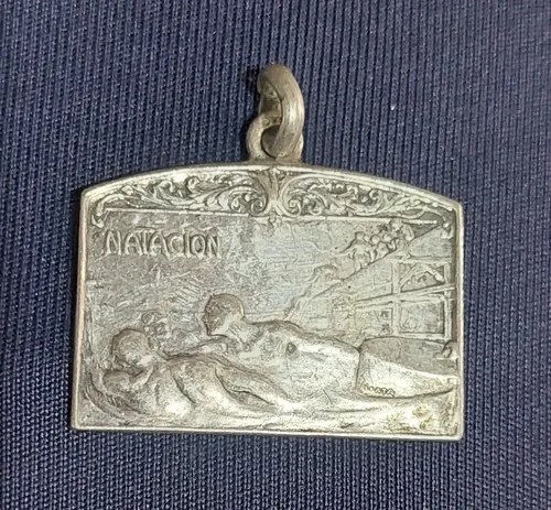Medalla Club Argentino Natacion 1923 Plata Consultar Stock