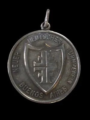 Medalla Colgante Sociedad Alemana Ballester Bs As Consultar