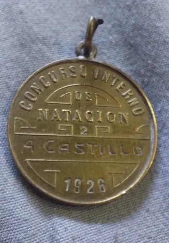 Medalla Concurso Interno Natación 1926 Consultar Stock