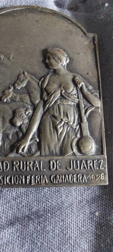 Medalla Sociedad Rural Juarez 1926 Consultar Stock - 3