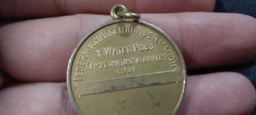 Medalla Vieja Fan Waterpolo 1er División Plata Consultar Sto - 4