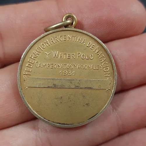 Medalla Vieja Fan Waterpolo 1er División Plata Consultar Sto - 7