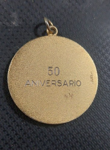 Medallon Club Regatas Tigre 50 Aniversario Consultar Stock Dorada - 6