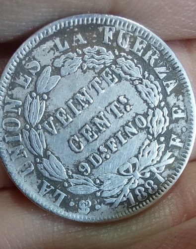 Moneda Plata 20 Centim Bolivia Consultar Stock - 3