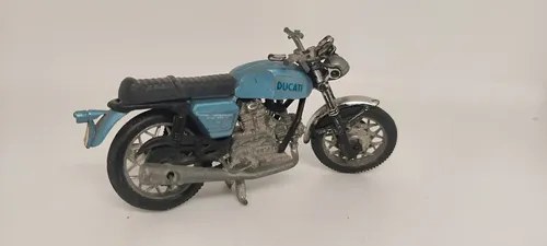 Moto Ducati 750 Polistil Azul Coleccion Consultar Stock Azul Acero