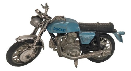 Moto Ducati 750 Polistil Azul Coleccion Consultar Stock Azul Acero - 2