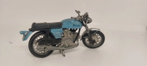 Moto Ducati 750 Polistil Azul Coleccion Consultar Stock Azul Acero - 4