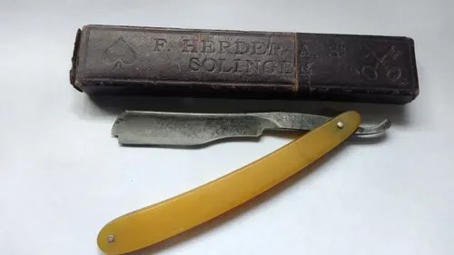 Navaja Afeitar Arbolito Solingen C/estuche Consultar Stock Caqui - 2