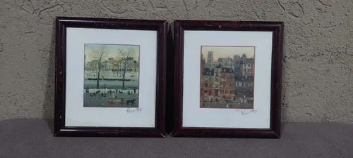 Par Cuadritos Miniatura Impres M Delacroix Consultar Stock