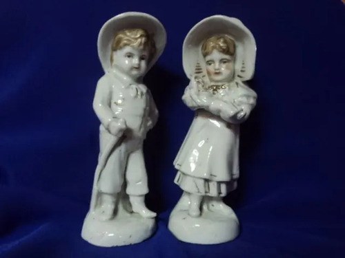 Par Figuras Niños Porcelana Prob Alemanas Consult Stock