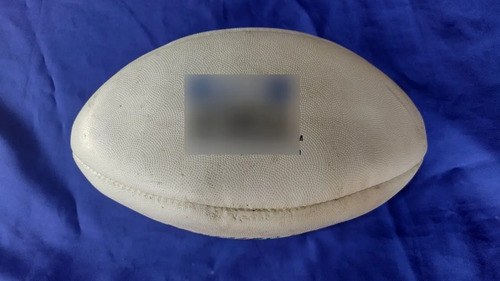 Pelota Rugby Fox Sport Tri Nations Consultar Stock Blanco - 3
