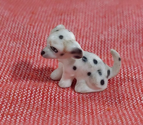Perro Dalmata Miniatura Porcelana Consultar Stock Blanco