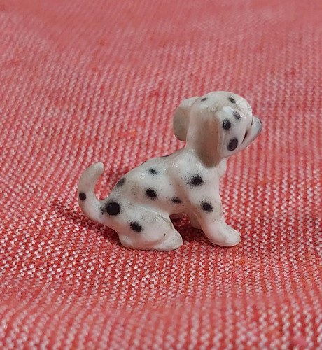 Perro Dalmata Miniatura Porcelana Consultar Stock Blanco - 2
