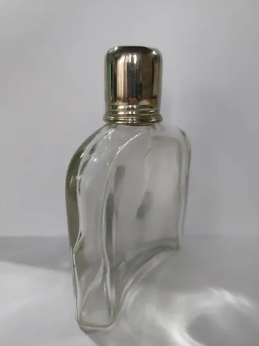 Petaca Licorera Vidrio Tapón Metal Consultar Stock Hialino Liso - 2
