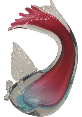 Pez Figura Cristal Murano Detall Consultar Stock Fucsia