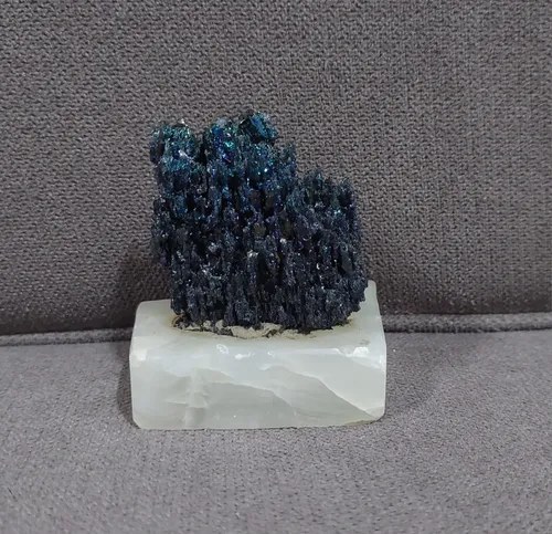 Piedra Diamantina Sobre Base De Onix Consultar Stock Azul