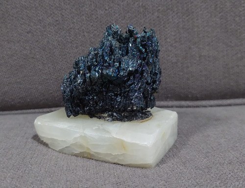 Piedra Diamantina Sobre Base De Onix Consultar Stock Azul - 4