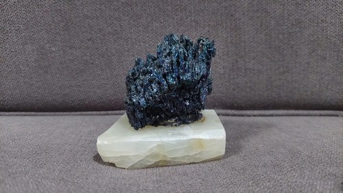 Piedra Diamantina Sobre Base De Onix Consultar Stock Azul - 5