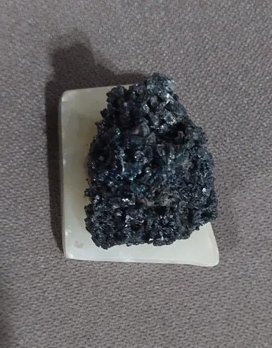 Piedra Diamantina Sobre Base De Onix Consultar Stock Azul - 6