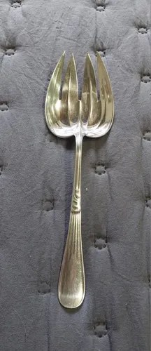 Pieza Tenedor Servir Ensalada Christofle Consultar Stock Plateado