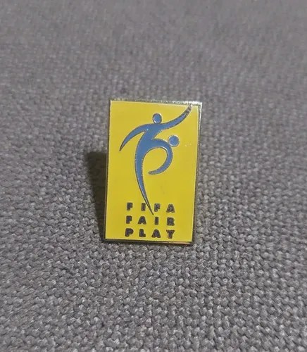 Pin Prendedor Fifa Fair Play 1993 Zurich Consultar Stock Amarillo - 2