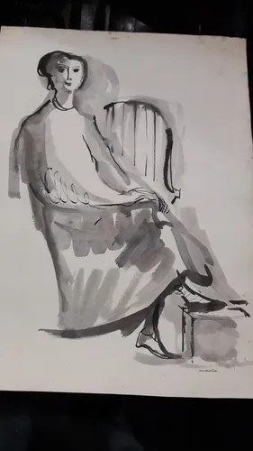 Pintura Sobre Papel J.manuel Moraña Consultar Stock