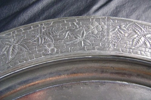 Plato Torta Reed Barton U.s.a Perro Consult Stock - 3