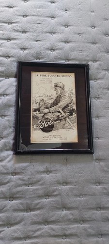Publicidad Ginebra Bols 1924 Enmarcada Consultar Stock