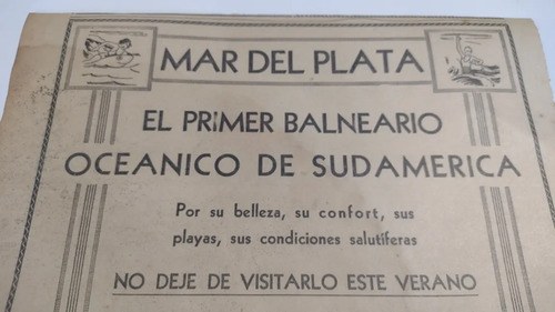 Publicidad Mar Del Plata 33 Primer Balneario Consultar Stock