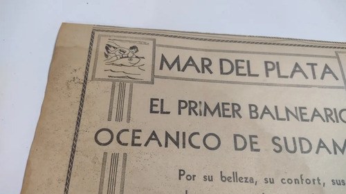 Publicidad Mar Del Plata 33 Primer Balneario Consultar Stock - 2
