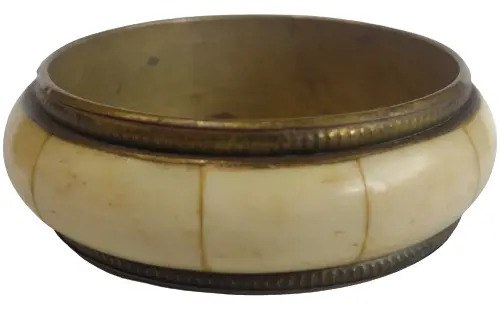 Pulsera Brazalete Bronce Y Hueso India Consultar Stock 8 Cm 2821.9 Cm - 2