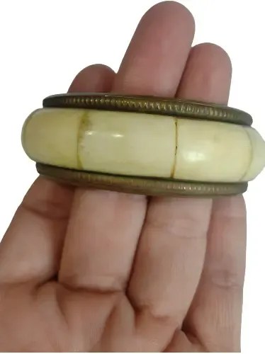 Pulsera Brazalete Bronce Y Hueso India Consultar Stock 8 Cm 2821.9 Cm - 4