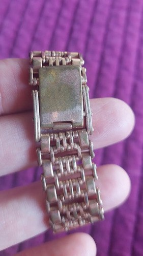 Pulsera Malla Dorada Vieja Baño Oro Consultar Stock Dorado Oscuro 19.5 Cm - 4