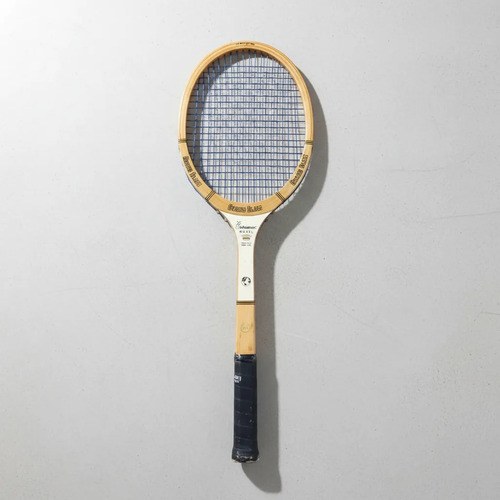 Raqueta Vieja Grand Slam C/funda Madera Consultar Stock Beige