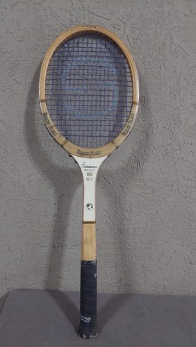 Raqueta Vieja Grand Slam C/funda Madera Consultar Stock Beige - 7