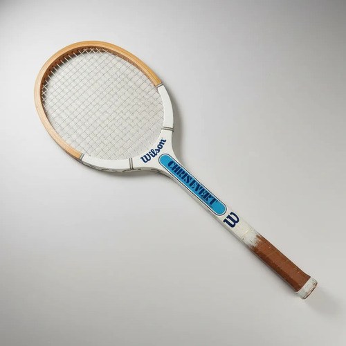 Raqueta Vieja Wilson C/funda Madera Consultar Stock Blanco