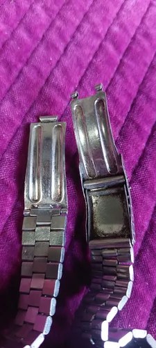Reloj Pulsera Election Automatic 70's Consultar Stock Plateado Marrón Claro - 3
