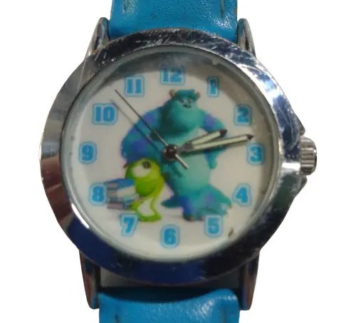 Reloj Pulsera Monsters Inc. Consultar Stock Azul Claro Plateado Blanco