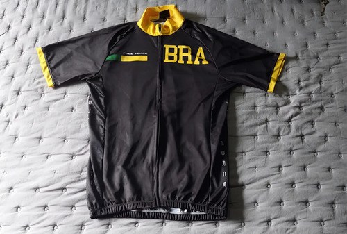 Remera Ciclismo Brasil Free Force Tm Consultar Stock Negro M