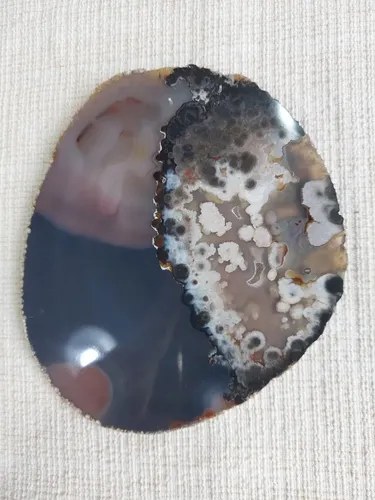 Rodaja Piedra Agata Tonos Gris Consultar Stock