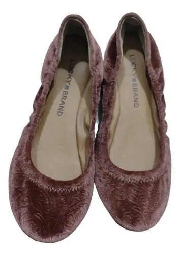 Sandalias Ballet Lucky Brand Rosa 35 Consultar Stock Rosa 35