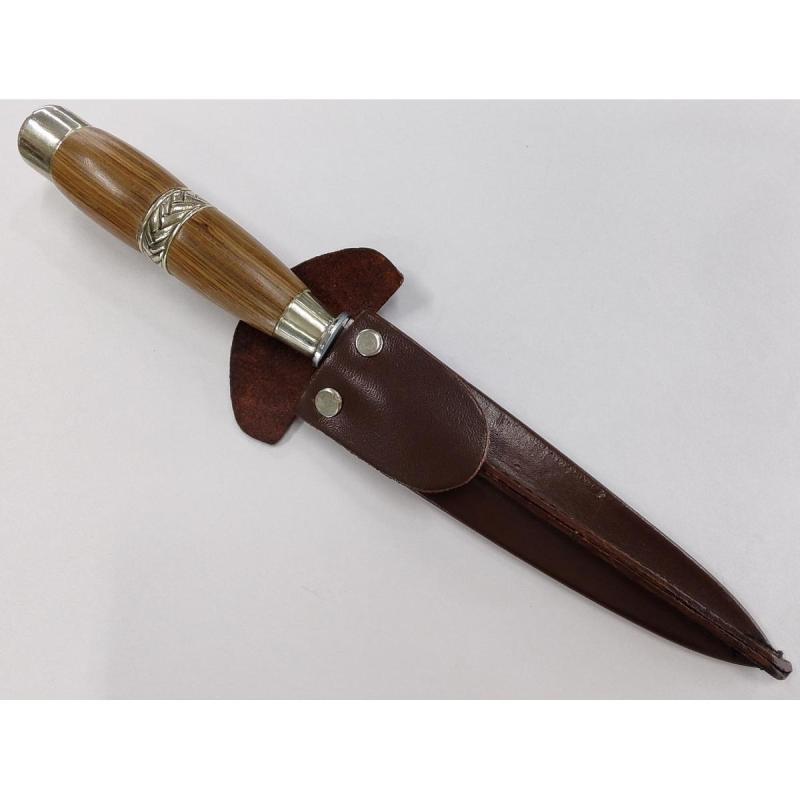 Cuchillo El Pegual 14 Cm Cabo Madera Y Alpaca - 3